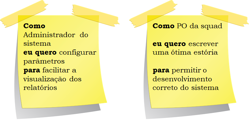 como escrever user story